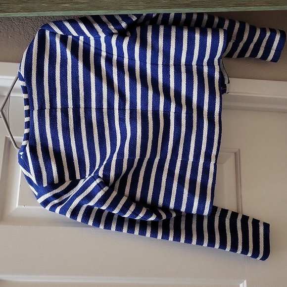 Gap blue and white stripe blazer - Picture 8 of 8